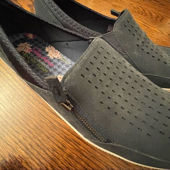Skechers black memory phone slip-on size 9 - Picture 3 of 7